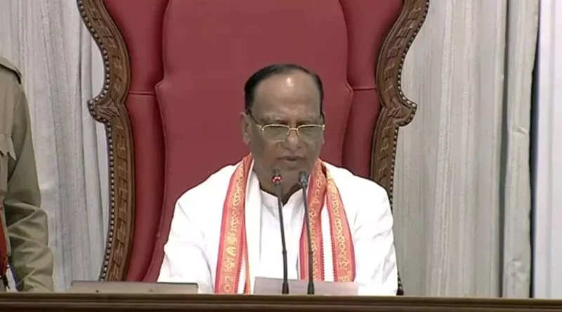 BRS MLCs protest in Telangana Council after suspension