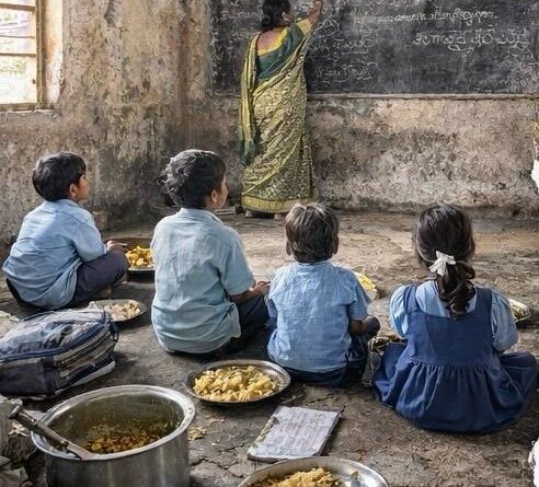 Telangana Budget 2026 education allocation debate highlighting government school infrastructure problems and teacher shortage in Telangana