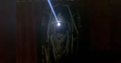Ayodhya Surya Tilak on Ram Lalla during Ram Navami