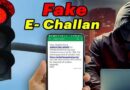 Fake E-Challan Scam alert issued by Cyber Crime Police warning people about SMS and WhatsApp fraud links.