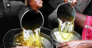 Gachibowli police seize adulterated cooking oil and wheat flour during raid at Sri Jasnath Traders in Hyderabad