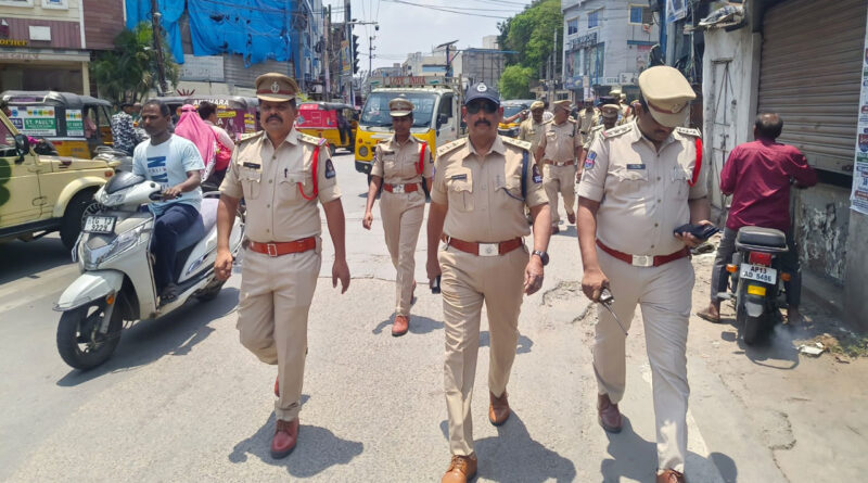 Cyberabad Police Foot Patrolling