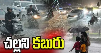 Rain clouds over Telangana and Andhra Pradesh amid weather alert