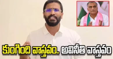 Kaleshwaram Project controversy Harish Rao Balmuri Venkat clash