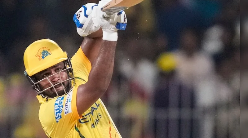 Sanju Samson scores 115 in CSK win vs DC IPL 2026 match