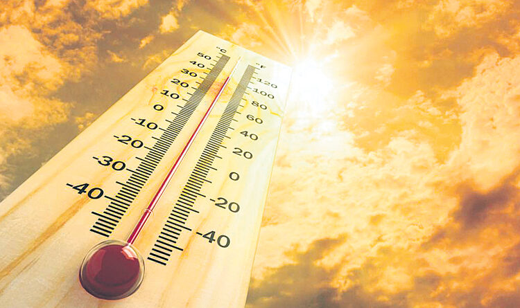 Telangana heat wave with rising temperatures under intense sun