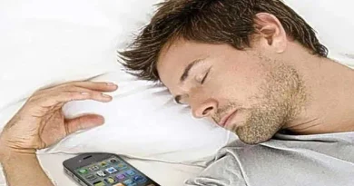 Mobile phone under pillow while sleeping poses safety risks