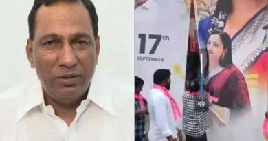 Preethi Reddy birthday flexi row sparks BRS controversy