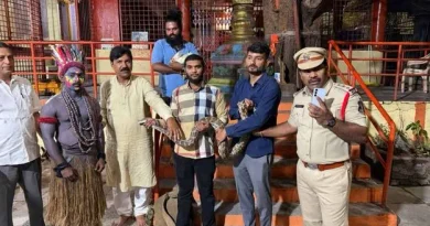 Snake Dance At Hyderabad Ganesh Immersion Triggers Police Action